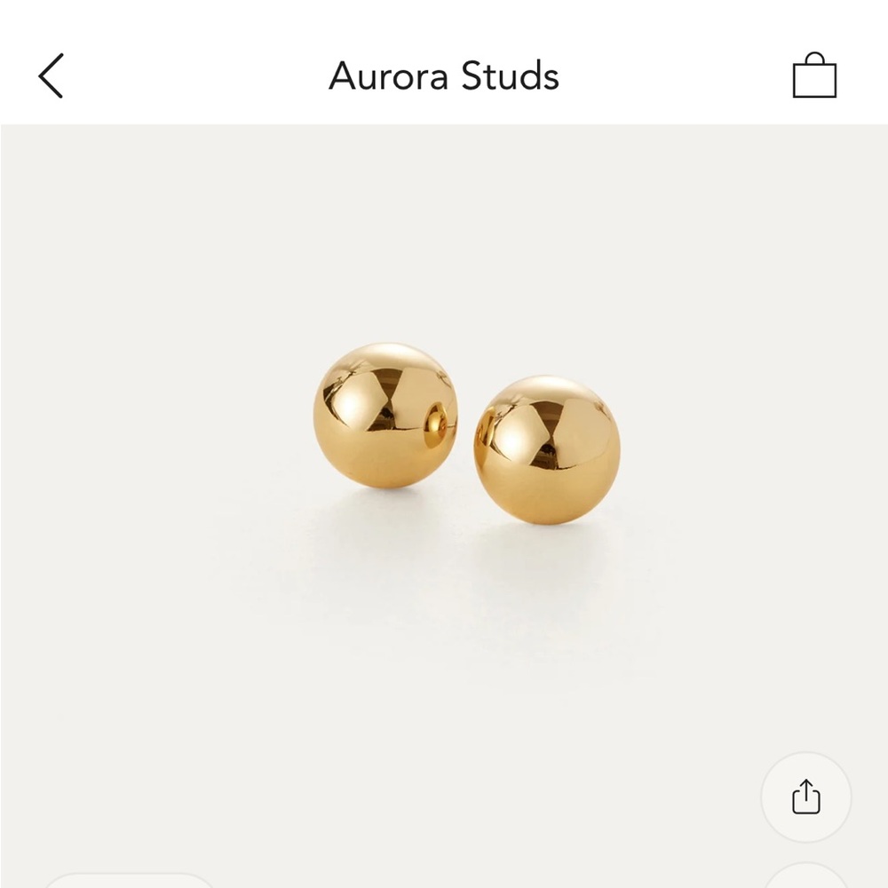 Jenny Bird Aurora Gold Stud Earrings